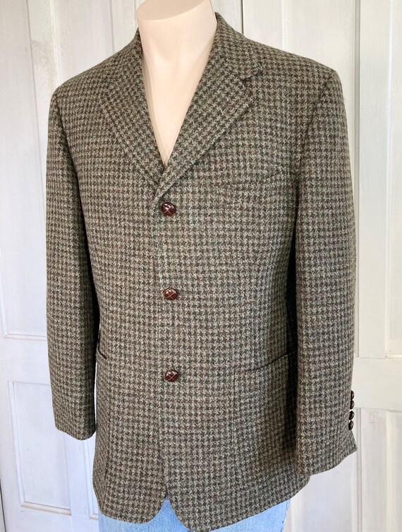 Vintage Harris Tweed Sportcoat -  Orvis Wool Blaz… - image 4