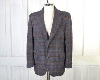 blazer Pendleton vintage des années 1980 - manteau de sport en laine Pendleton des années 80 - veste en laine à carreaux - taille 44