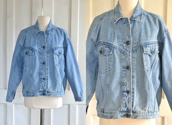 slouchy jean jacket
