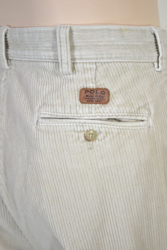 Vintage Ralph Lauren Corduroy Trousers Ralph Lauren Polo Bone