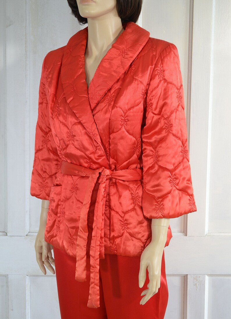 red loungewear