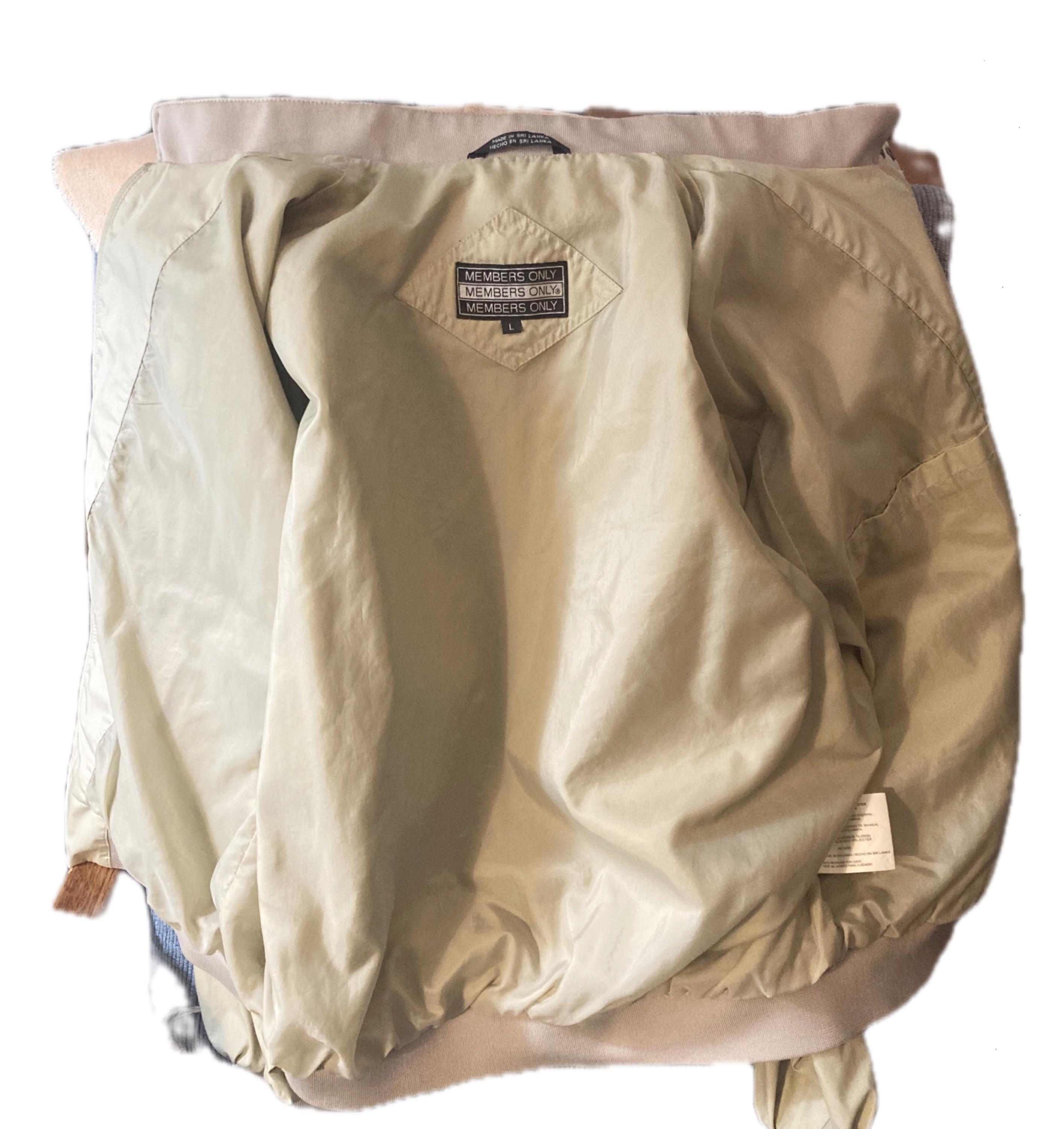 Vintage 90s Members Only Jacket - 80s Cafe Racer - Retro Bomber