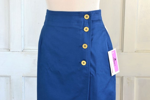 80s Vintage Wrap Skirt - NOS Liz Claiborne Skirt … - image 5