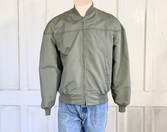 Vintage Cal-Craft Jacket - 80s Bomber Jacket Windbreaker