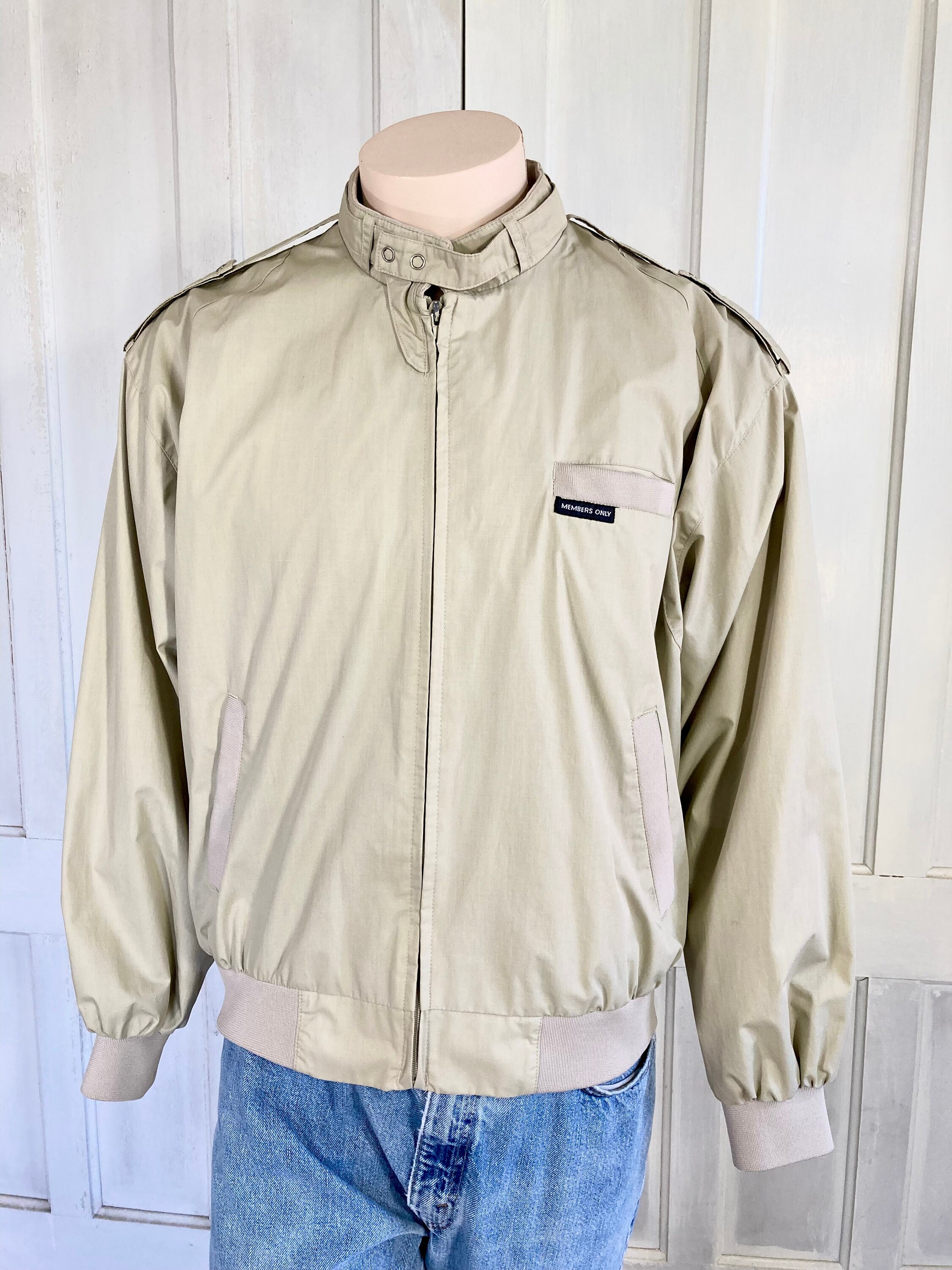 Vintage 90s Members Only Jacket - 80s Cafe Racer - Retro Bomber