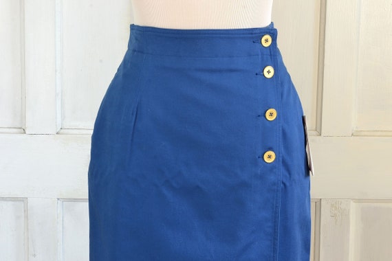 80s Vintage Wrap Skirt - NOS Liz Claiborne Skirt … - image 3