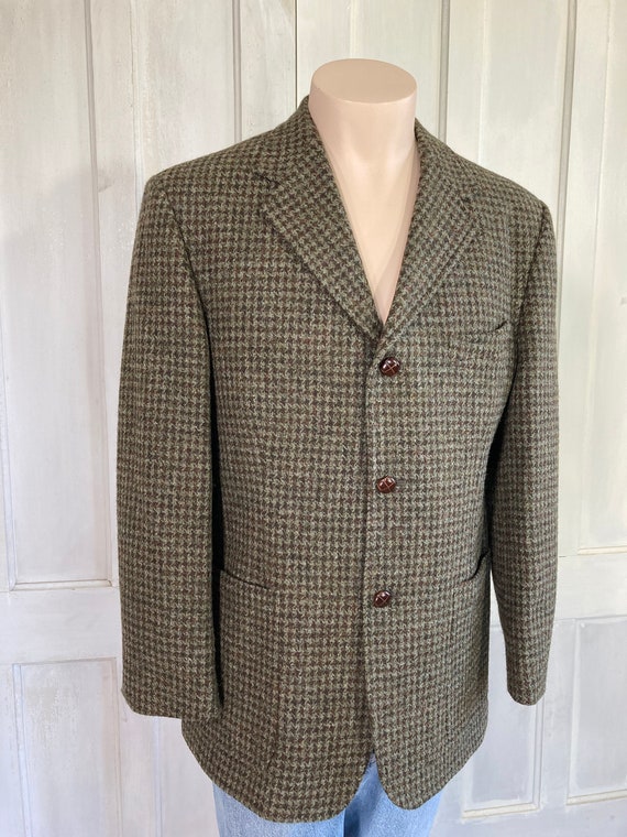 Vintage Harris Tweed Sportcoat -  Orvis Wool Blaz… - image 5