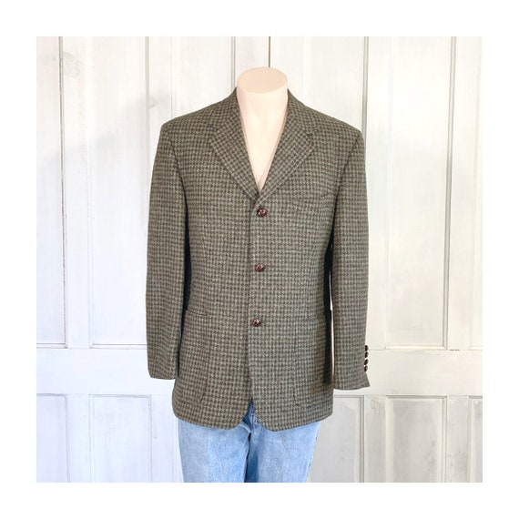 Vintage Harris Tweed Sportcoat -  Orvis Wool Blaz… - image 1