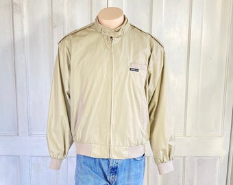 Vintage 90s Members Only Jacket - 80s Cafe Racer - Retro Bomber Streetwear - Epaulette Windbreaker