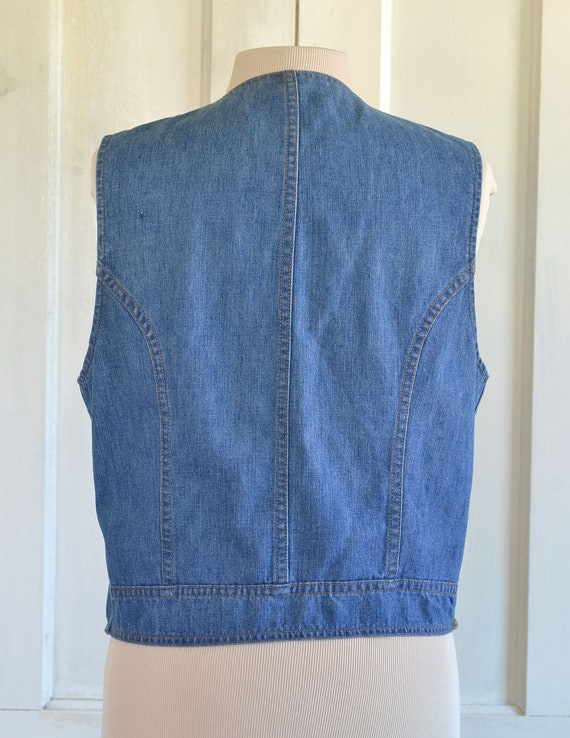 70s Denim Vest - Gem