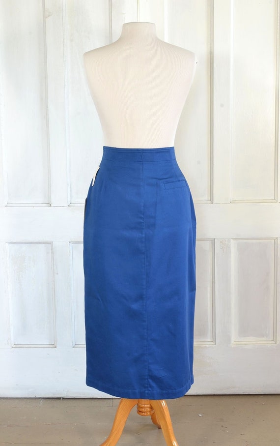 80s Vintage Wrap Skirt - NOS Liz Claiborne Skirt … - image 9