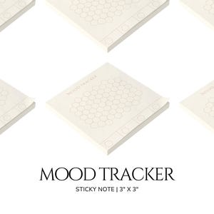 Mood Tracker Kladblok Niet-gedateerd Dagelijkse Mood Tracker Eenvoudige zelfzorg-tracker Sticky Note Mini Mood Tracker Emotie Wellness-bijsluiter Mood Tracking