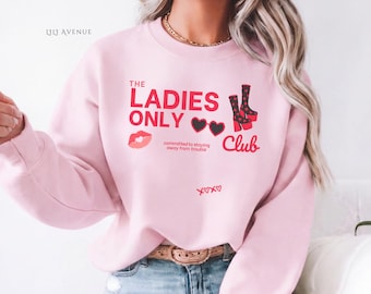 Galentines Sweatshirt, Galentine-Geschenk für die beste Freundin, Valentinstag, Mädchen-Sweatshirt für den Galentine-Club, Partner-Sweatshirt für Damen, Galentine-Gang