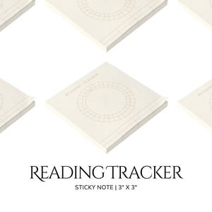 Bookworm Sticky Note Reading Tracker Wheel Bookish Post-It for Readers, Track Books Read, Book Club Gift, Journal Accessory