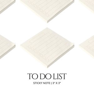 To Do List Sticky Note Pads Things To Do List Memo Notepad Stationery Items for Office Use Notepads Tearable