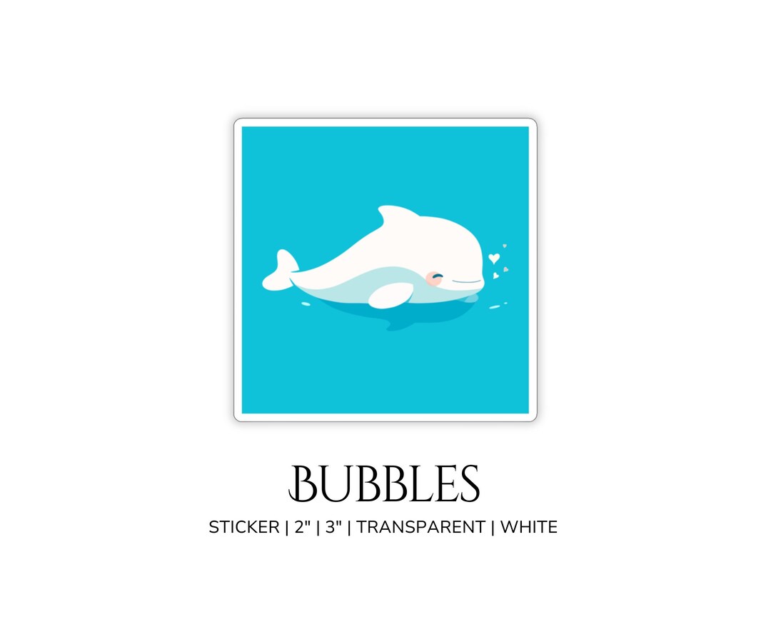 Beluga Whale Sticker Phone Sticker Small Phone Case Stickers Journaling ...