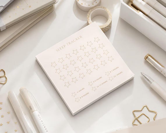 Sleep Tracker Monthly Sleep Log Wellness Journal Sleep Monitoring Nap Tracker Insert Track Sleep Habits Habit Tracker Log Gift Journal