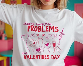 Galentines Sweatshirt, Galentine-Geschenk für die beste Freundin, Valentinstag, Mädchen-Sweatshirt für den Galentine-Club, Partner-Sweatshirt für Damen, Galentine-Gang