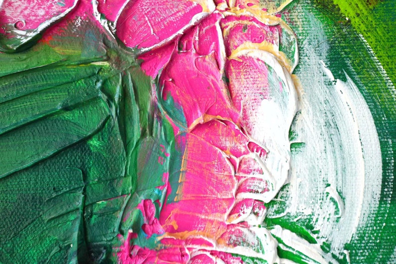 Chinese symbol character Rainbow Art modern Chinese painting | Etsy