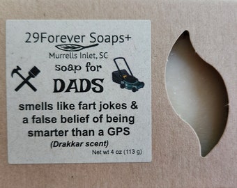 Funny Father's Day gift, gift for dad, funny Christmas gift for man, funny birthday gift for man, mens soap, funny christmas gift for dad