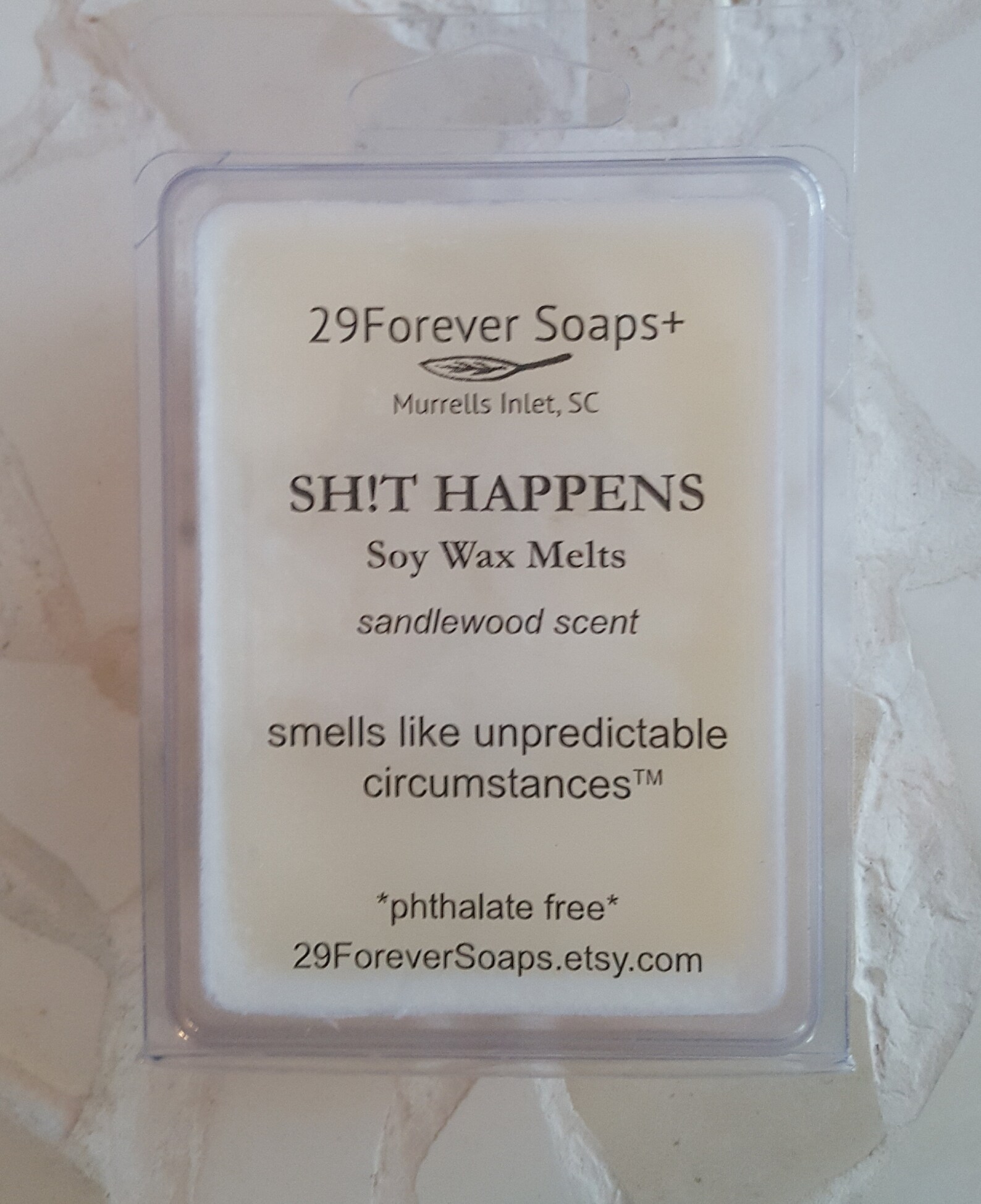Shit Happens Soy Wax Melts Gift for Someone Having a Bad Day Etsy