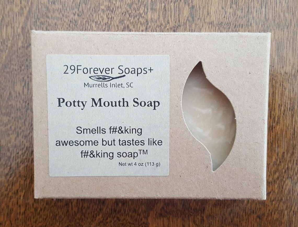 Potty Mouth Soap Funny Handmade Soap Wash Your Mouth Out Etsy België