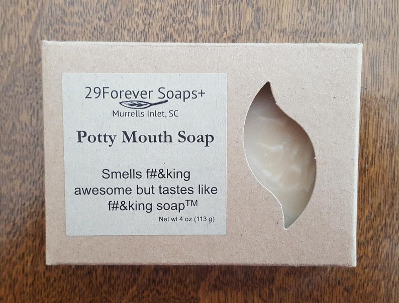 Potty Mouth Soap, Funny Handmade Soap, Wash Your Mouth Out With Soap