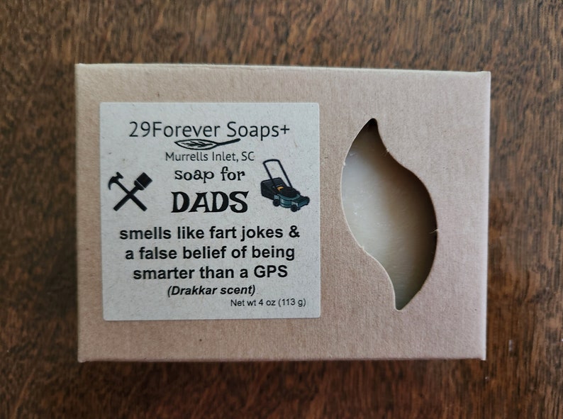 Funny Father's Day gift, gift for dad, funny Christmas gift for man, funny birthday gift for man, mens soap, funny christmas gift for dad image 1
