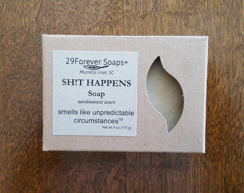 Shit Happens Soap funny menopause gift sandlewood soap Etsy Polska