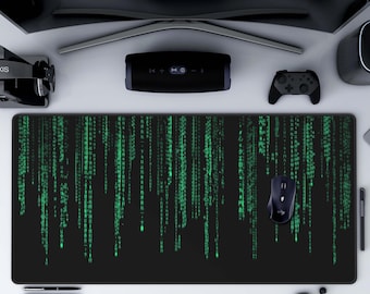 Matrix Binary Code - Gaming | Work Desk Mat