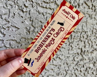 Coraline Themed Ticket Bookmark