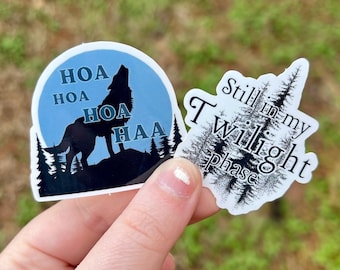Twilight Themed Vinyl Stickers