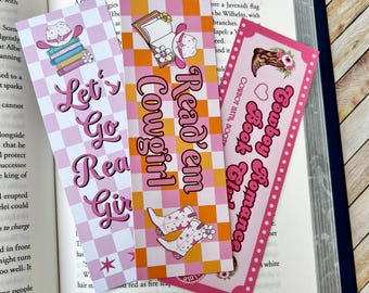 Let's Go Read Girls! Bookmarks / Cowboy Romance Bookmarks