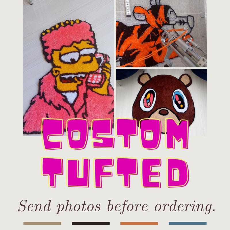Custom Rugs Tufted - Etsy