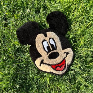 Mickey Mouse Rug,Nursery Rug,Tufted Rug,Custom Rug,Area Rug,Kids Room Rug,Cartoon Rug,Cute Rug, Baby Room Rug