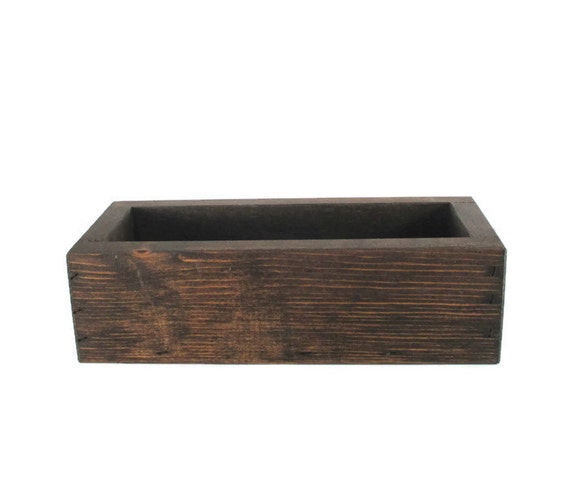 Wood Succulent Planter Box Centerpiece - Home Decor