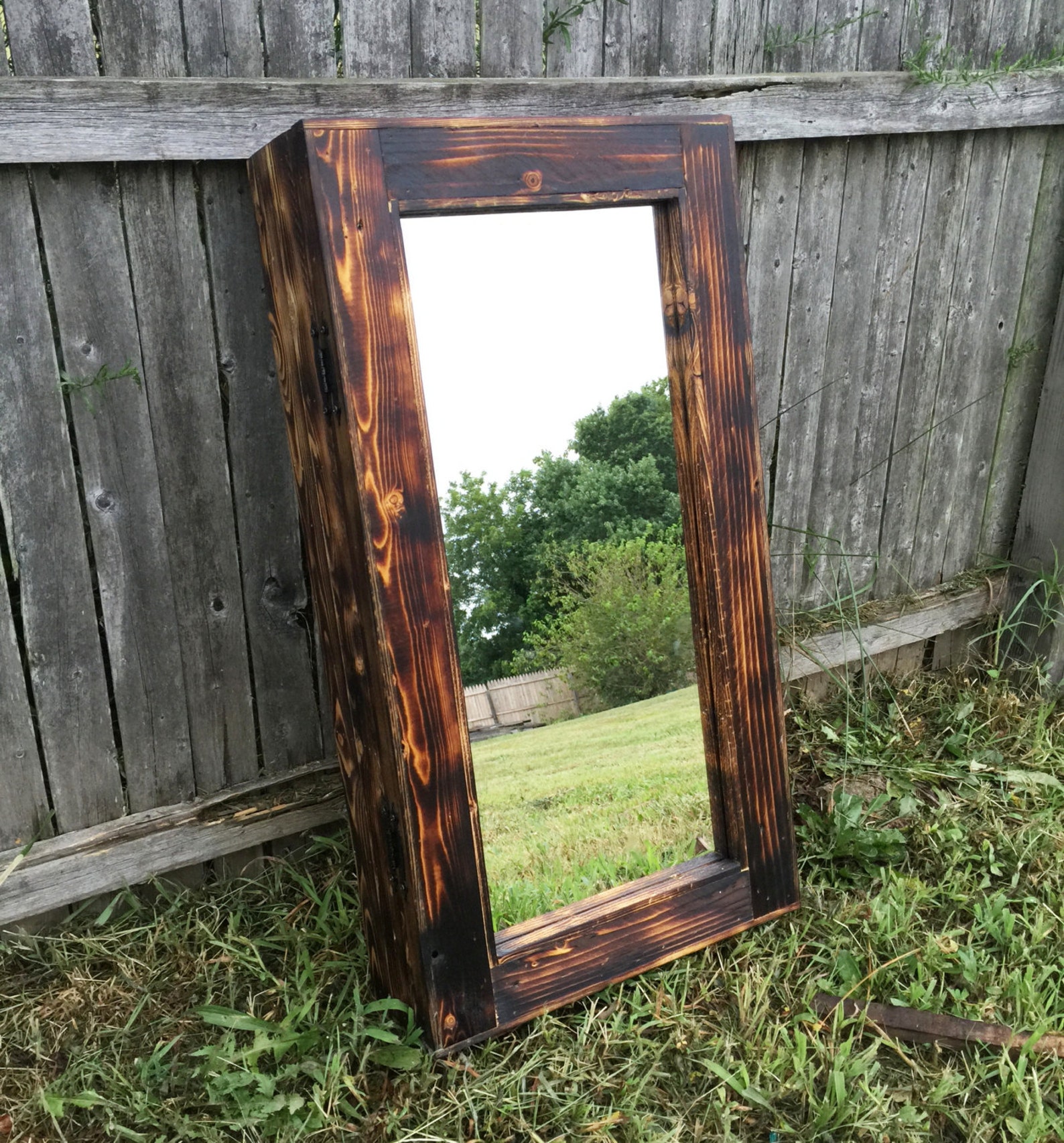 Rustic Medicine Bathroom Vanity Mirror Chest Etsy