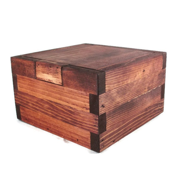 Rustic Keepsake Box Etsy