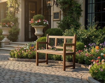 Rustic Industrial Furniture - Reclamed Wood Bench - For indoor or outdoors - Garden Bench