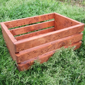 Wood Crate Storage - Stackable Crates - Organize