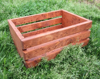 Wood Crate Storage - Stackable Crates - Organize