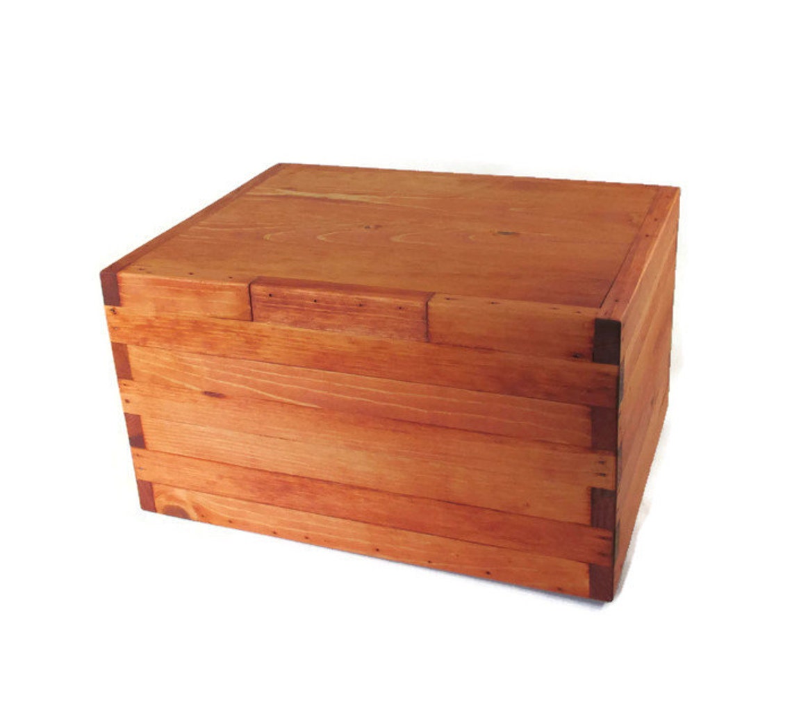 Large Wood Memory Box for Keepsakes or Storage - Etsy