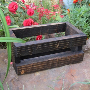 Rustic Wood Crate: Thanksgiving Table Centerpiece (10x5.25x4.25in)