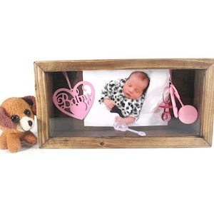 Shadow Box - Rustic Display Case - Memory Keepsake Box - Home Decor