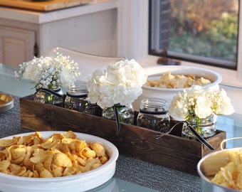 Long Table Centerpice Box - 24in - Party Decor - Reclaimed Wood