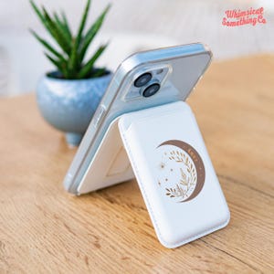 Tarjetero Magsafe Celestial para iPhone 15 Pro Max, iPhone 16, iPhone 14+, bolsillo 16e, iPhone 12, billetera magnética para iPhone 13 Pro ws1mg20