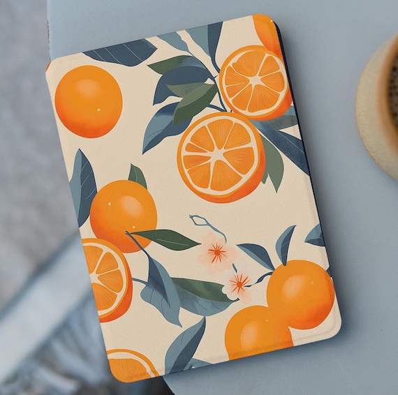 Sweet Oranges for Paperwhite 12th 11th Kindle Case 5 6 6.8" 10th, 2021 2022 Oasis 2 3 Scribe Cover Colorsoft book Gift Fruit Lemon hülle