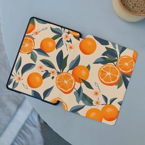 スイートオレンジ for Paperwhite 12th 11th Kindle Case 5 6 6.8" 10th, 2021 2022 Oasis 2 3 Scribe Cover Colorsoft book Gift Fruit Lemon hülle 画像 4