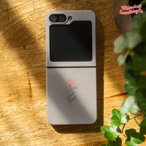 Custodia floreale minimalista per Samsung Z Flip 6 4 5 Z Fold 6 3 5g Moto Razr Plus 2024 Z Fold 4 5 cover in plastica Google Pixel 9 Pro Fold ws15