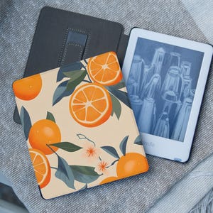 スイートオレンジ for Paperwhite 12th 11th Kindle Case 5 6 6.8" 10th, 2021 2022 Oasis 2 3 Scribe Cover Colorsoft book Gift Fruit Lemon hülle 画像 8